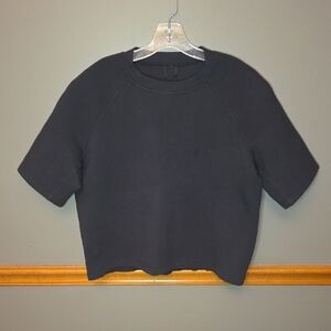As Is lululemon athletica Black Crop Sweatshirt Sold As Is